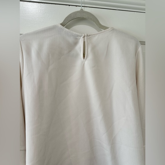 Halogen bell sleeve white blouse long sleeve flared cuff - Picture 8 of 11